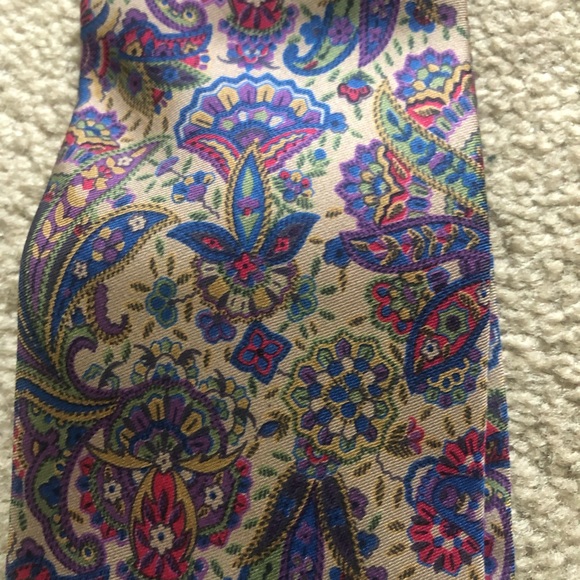 Van Gils Silk Floral Tie new - Picture 2 of 3